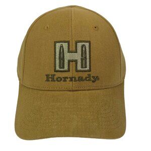 Hornady Hat Snapback Cap Beige Logo Ammo Shooting Outdoor Tactical 2A Range OSFA
